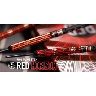 Red Horizon 90% NT steeltip dartpile fra Harrows